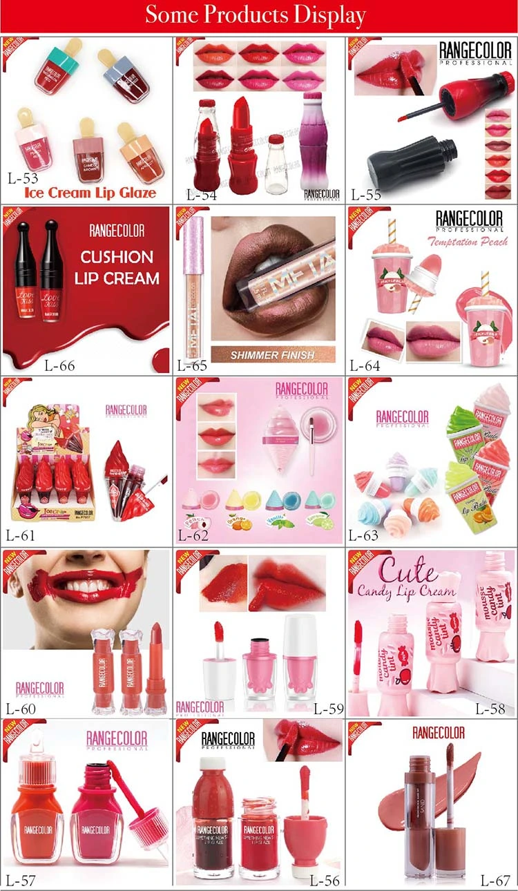 New Design Kids Cosmetic Products Cute Candy Lipgloss Liptint